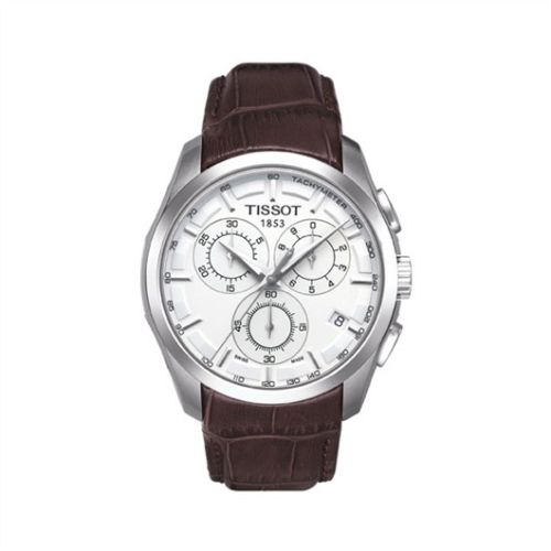 Tissot Couturier Quartz Chronograph Silver / Strap